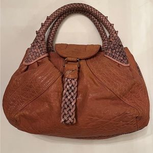 Authentic Fendi Nappa leather small Spy Bag